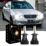 มาใหม่ล่าสุดสำหรับ Mercedes Benz W211 W210 W124 W212 W204 W203 W205 W220 W221-หลอดไฟคู่ H7 Combo ไฟหน้ารถมอเตอร์ไซค์แบบ LED Bright 6000K สีขาวหลอดไฟหน้าอุปกรณ์เสริม