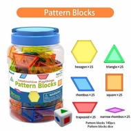 Paico Pattern Blocks Puzzle Set (36pcs)