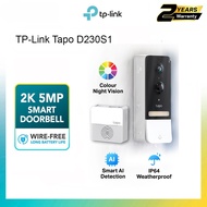 NEW Stock Clearance TP-Link Tapo D230S1 5MP Camera Weatherproof Smart Wireless WiFi Video Doorbell u