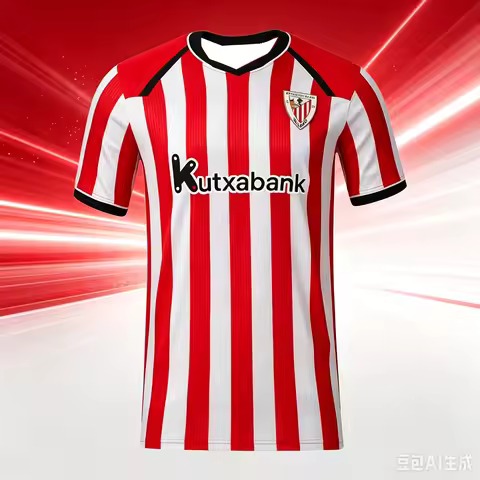 Hot Selling Spanish Style BILBAO Athletic Football 3D Printed Daily Football T-shirt Breathable Fash