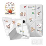 Actual 【COD】for Y-Folding iPad Case for iPad Air 11 2024 2025 Air7 Air6 Pro 11 13 M2 M3 M4 Air mini
