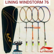 Raket Badminton LINING WINDSTORM 76 5u Original