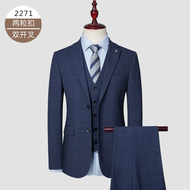 GUKENRO 3PCS Suit Set for Men Slim Fit Wedding Tuxedo Formal Business Dinner Office Classic and Time