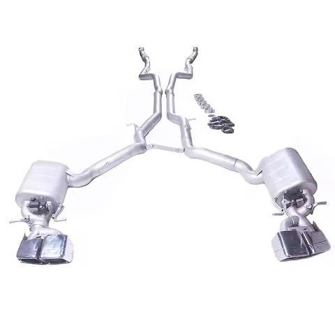 GFC Catback Exhaust Muffler for 2010-2017 AMG GLS63 C218 5.5T, Car Electric Valve Exhaust System Mad