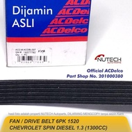 Fan Drive Belt Chevrolet Spin Diesel 1.3 6PK1520 Original ACDelco
