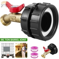 IBC Tote Fitting Brass IBC Tank Adapter with 1/2inch Hose Fitting Premium IBC Tank Tap Adapter  SHOPSKC0402