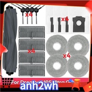 For Dreame L10S Ultra Gen 2, L30S Ultra, L30 Pro Ultra Parts Accessories Main Side Brush Filter Mop 