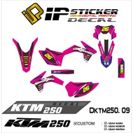 Decal sticker or full body KTM 250 design 09