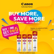 CANON GI-71S BLACK CYAN MAGENTA YELLOW BOTOL dakwat (40 ML) Untuk PIXMA G1730/G2730/G3730
