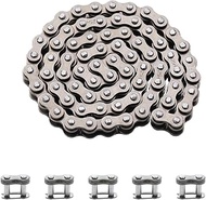 KAMIER #25 Roller Chain 56 Links with 5pcs Master Links Heavy Duty for Razor Crazy Cart Shift XL DLX