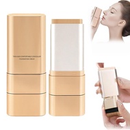 Luminous Dual-Ended Concealer Foundation Stick, Foundation Stick Korean 3 in 1, Multi-use Double Hea