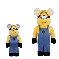 (日版準時貨預訂) BE@RBRICK STUART Costume Ver. 400% 1000% bearbrick 小黃人 minion minions