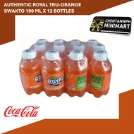 1 PACK - Authentic Coca cola ROYAL Tru-Orange Swakto Softdrinks Beverages Soda  190 ml x 12 bottles