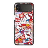 Casetify Hello Kitty 50th Anniversary Pattern Phone Case for Samsung Galaxy Z Flip3 Flip4 Flip5 Prot
