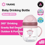 Yaang BY01 Baby Bottle With Straw Water Cup Large Capacity Sports Water Bottle Portable kids Food Grade Plastic Water Bottle