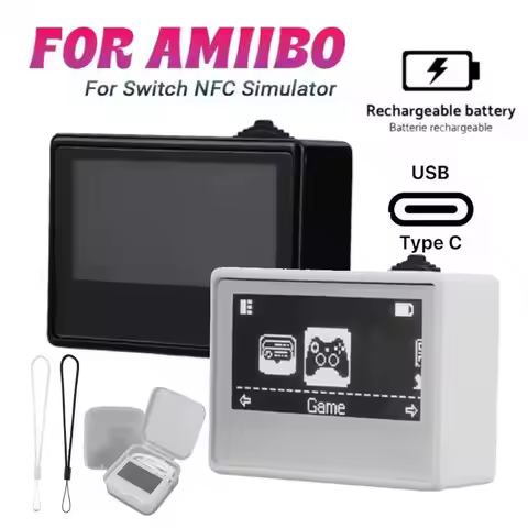 2025 NEW For Amiibo Pixl Emulator Simulator NFC Replacement Emulator Bluetooth-Compatible Game Emula