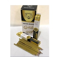 SF-888 Safari Gold Computer Exam Standard 2B Pencil More Elegant Graphite Pencil Extra Dark Without 
