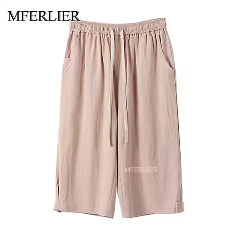 Summer pants men 11XL Waist 160cm 10XL 9XL 8XL 7XL 5XL 6XL Cotton Plus size trousers men