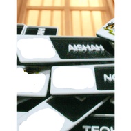 3D Embossed Name Sign Version 1 | Teacher Nametag & Public Visitor | Custom Name Tag | 3D Name Tag