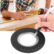 SUYO ​Round Circle Template Ruler​, ​Drawing Ruler​ ​Adjustable ​Circle Drawing Maker Tool​, Stainle