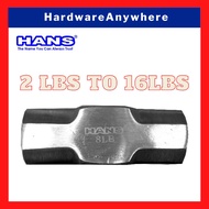 Hans Blacksmith Hammer Head / Forging Hammer Head Replacement [2 LBS to 16 LBS]