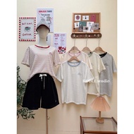 Have a nice day striped elastic - A0657