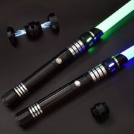 Upgrade Version 7-color Light Saber Two-in-One Metal Light Sword Rechargeable Toy