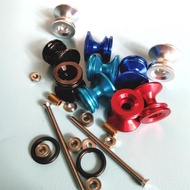 REP TAMIYA 15418 DOUBLE ALUMINUM ROLLER W RUBBER RINGS 13-12MM