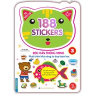 Book - Mathematical thinking IQ EQ CQ (4-5 years old) - 188 stickers (book 3)