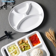 SEPTEMBER Fast Food Tray, Plastic Multigrid Food Dinner Plates, Kitchen Storage Utensils Multifunctional Serviceable Canteen Rice Plate School Canteen