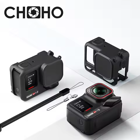 For insta 360 Ace Pro2 Accessories Rubber Case Silicone silica gel Cover Lens Cap Shell Protector So