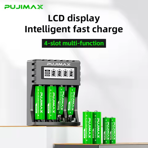 PUJIMAX 1.5V AA Rechargeable Lithium-ion 4255mWh Battery Large Capacity For Cameras Electric Toys Wi