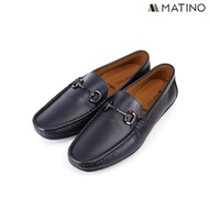 MATINO SHOES รองเท้าชายโลฟเฟอร์หนังแท้ รุ่น MC/S 2207 BLACK/NAVY/BROWN