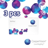 (3 PCS) Cooper Vision Biofinity Silicone Hydrogel Monthly Disposable Lens Clear Contact Lenses