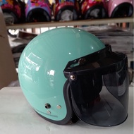 Retro bogo helmet for children, retro helmet for children with flat glass
