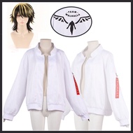 Original Hanemiya Kazutora Cosplay Costume Anime Tokyo Revengers Wig Valhalla Baseball Coat Zipper W