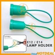 E12 / E14 PVC Lamp Holder Light Bulb Holder For LED / Normal Light Bulb Accessories Electronic Lamp 