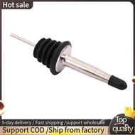 12Pcs Stainless Steel Spirit Bottle Speed Pourers Olive Oil Wine Pourer with Rubber Dust Caps