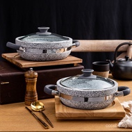 Stone Pot Bibimbap Rice Noodles Stone Pot Korean Style High Temperature Resistant Stone Pot Bibimbap