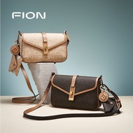 [Ready Stock Original Genuine Product High Version Shipped within 24 Hours] Fion/Fion Small Square Bag 2023 New Style High-End Handbag Light Luxury Commuter All-Match Shoulder Messenger Bag