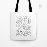Tote Bag Canvas Doja Cat Cat Kingston Tattoo