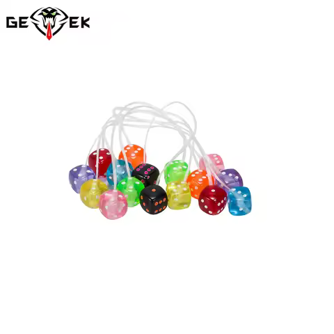 1/10 Scale Fuzzy Dice Mirror Hanging Accessories for RC Car Crawler Rig TRX4 TRX6 SCX10 III Capra VS