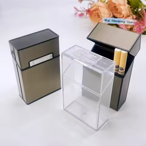 Waterproof Cigarette Case Aluminum Portable Raw Tobacco Box Cigar Slim Holder Moisture-Proof Cigaret