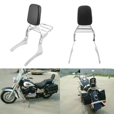 Motorcycle Detachable Passenger Backrest Sissy Bar Luggage Rack For Kawasaki Vulcan VN 900 VN900 Cus