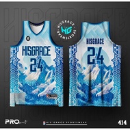 414 HG BASKETBALL CONCEPT JERSEY FULL SUBLIMATION JERSEY QUALITY CUSTOMIZED Unique