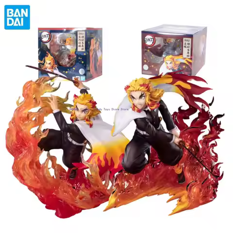 In Stock BANDAI Original Figuarts ZERO Demon Slayer Rengoku Kyoujurou Flame Hashira Flame Breathing 