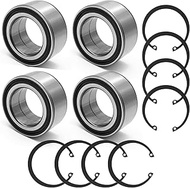 UOIENRT 44x72x33mm Front Rear Wheel Bearings and Ring Clip Replacement for Polaris RZR 900 1000 Turb