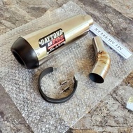 LOKAL DAYTONA EXHAUST Slip On Pipe Exhaust CBR150R CB150R NINJA250 R25 MT25 CBR250R CBR LOCAL CBR 25