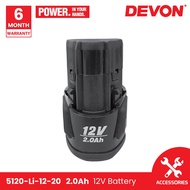 DEVON 5120-Li-12-20 Lithium-Ion Battery 12V 2.0Ah