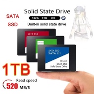 [2023ใหม่] SATA เอสเอสดี120GB 2.5นิ้วความเร็วสูง SSD 240GB 480GB 500GB HD 512GB 1TB โซลิดสเตทไดรฟ์ SSD 2TB ภายในสำหรับแล็ปท็อปสมุดโน้ต SSD